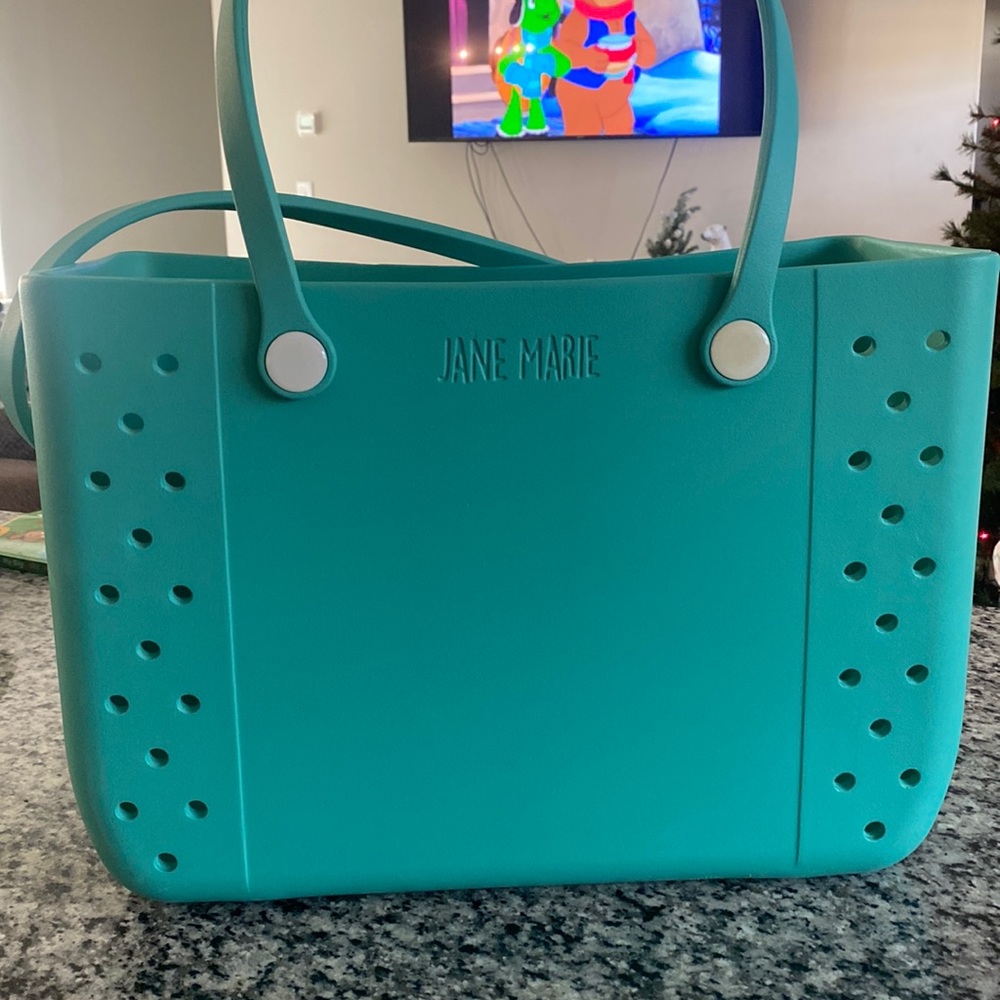 Jane Marie Rubber tote